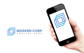 Modern Corporate Abstract Logo Design Template