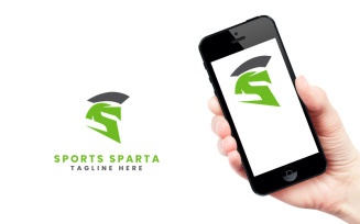 S Logo Design with Spartan Logo Template