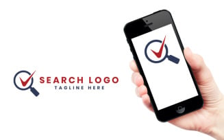 Search Check Logo Design