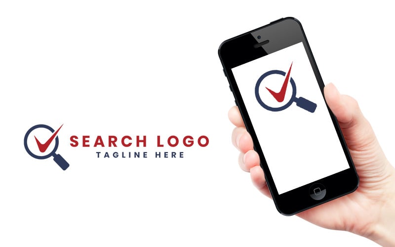 Search Check Logo Design Logo Template