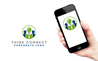 Think Connect Logo Design Template