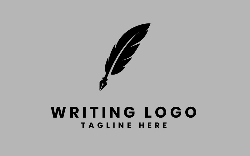 Writing Consulting Logo Logo Template