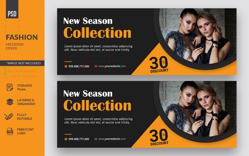 Creative Fashion Facebook Cover Social Media