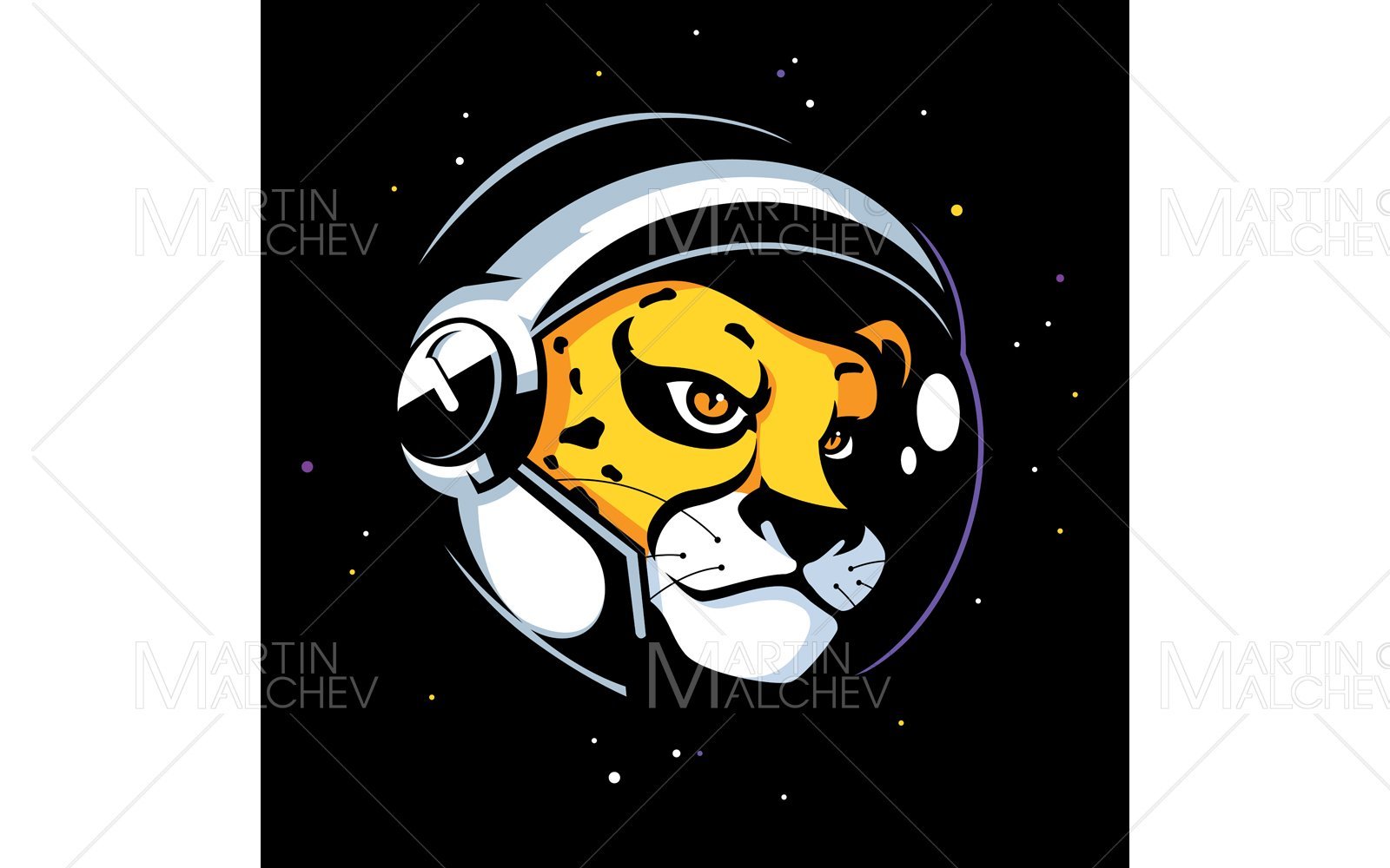 Kit Graphique #165141 Astronaut Cheetah Divers Modles Web - Logo template Preview