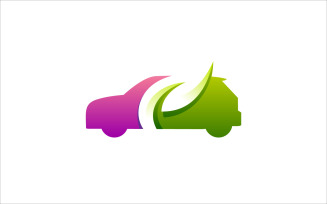 Green Car Vector Logo Design Logo Template