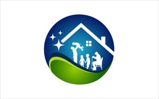 Home Care Colorful Vector Logo Design Logo Template