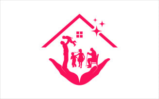 Home Care Vector Logo Design Logo Template