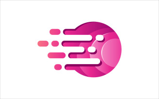 Letter O Technology Logo Design Vector