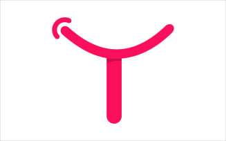 Letter T Smile Vector Logo Design Logo Template