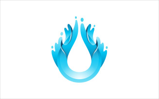 Water Ball Vector Logo Design Logo Template