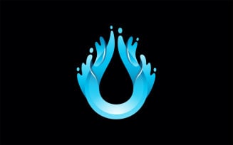 Water Ball Vector Logo Design Template Logo Template