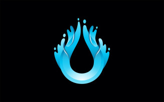 Water Ball Vector Logo Design Template Logo Template