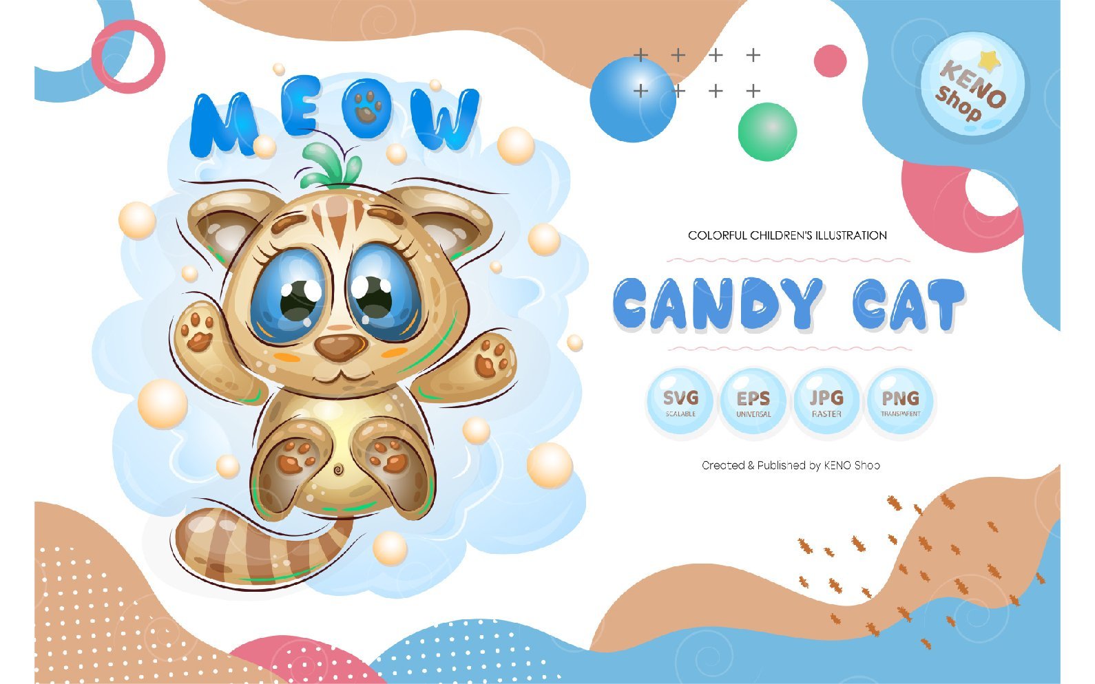 Kit Graphique #165238 Cute Cartoon Divers Modles Web - Logo template Preview