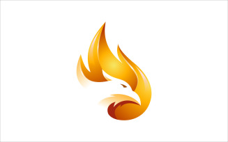 Fire Eagle Vector Logo Design