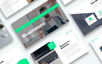 Free Business Case Presentation PowerPoint template