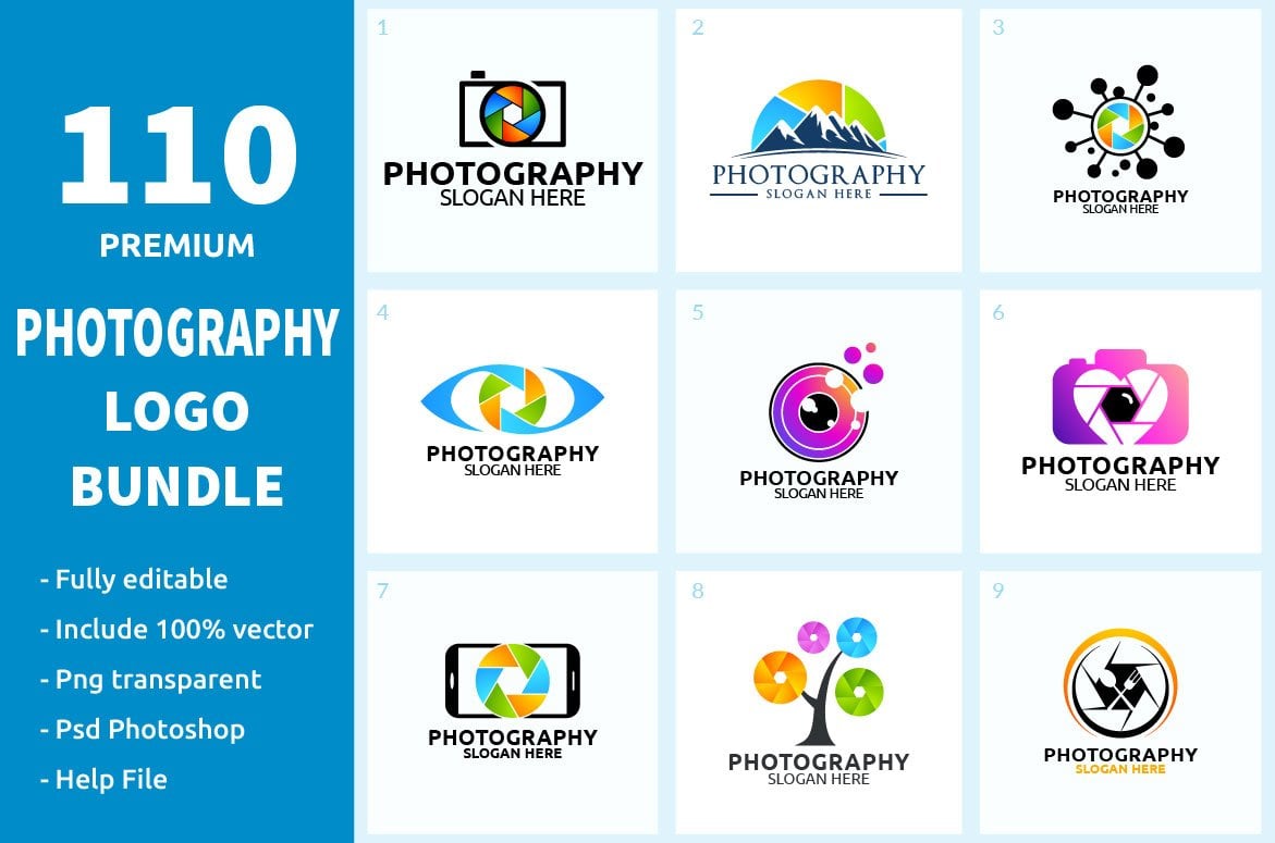 Kit Graphique #165489 Camera Photo Divers Modles Web - Logo template Preview