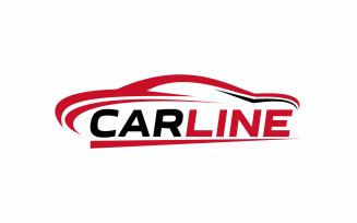 Car Line Logo Template