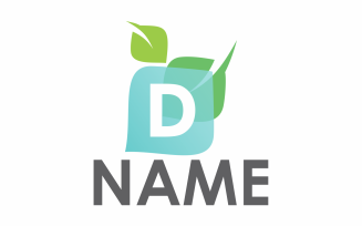 Green Letter D Logo Template