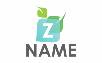 Green Letter Z Logo Template