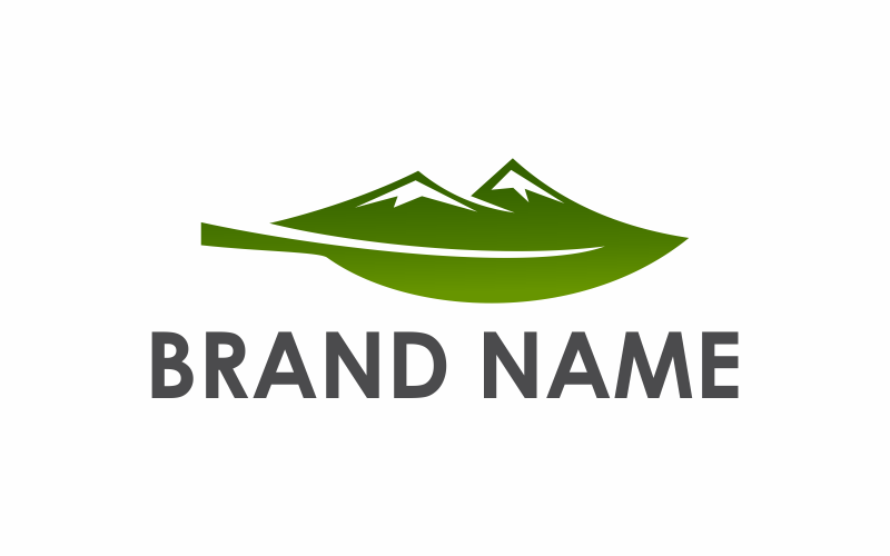 Green Mountain Logo Template