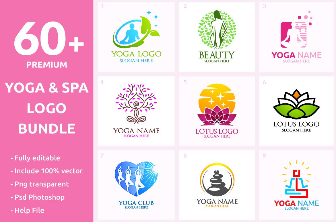 Template #165501 Spa Massage Webdesign Template - Logo template Preview