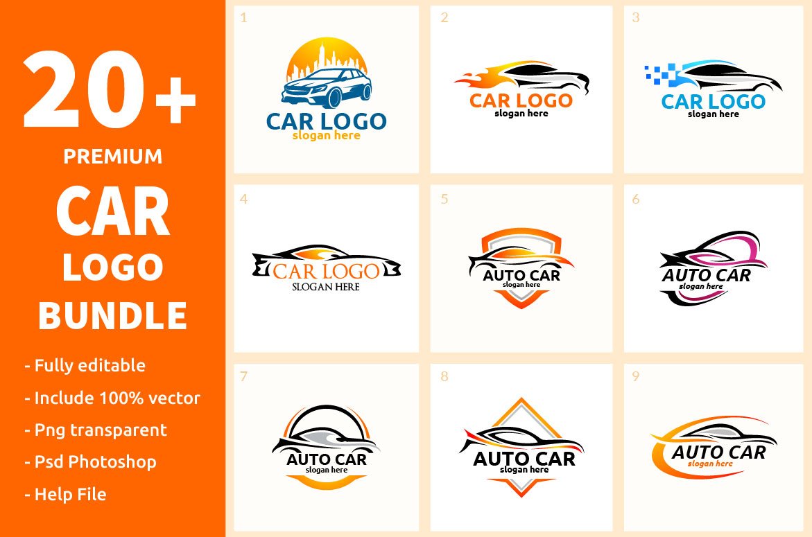 Kit Graphique #165504 Car Logo Divers Modles Web - Logo template Preview