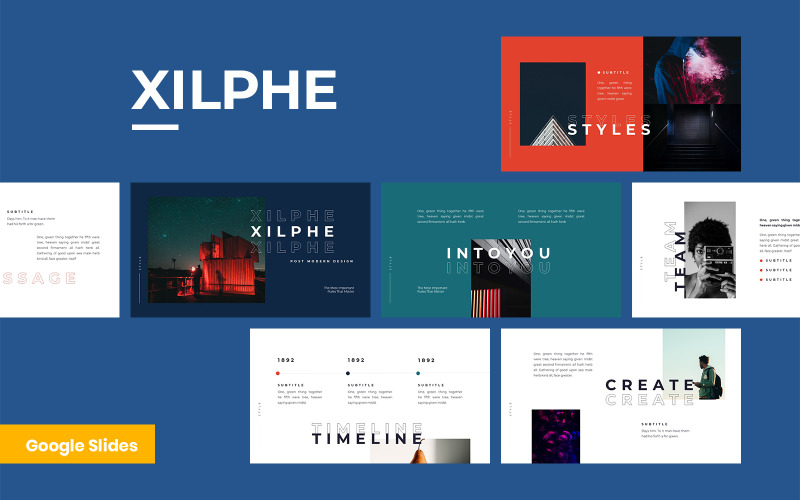 Xilphe Modern Google Slides Presentation Template