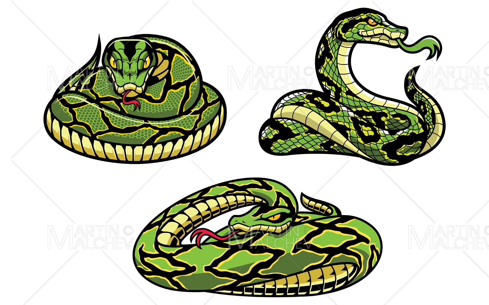 Kit Graphique #165733 Snake Attaque Divers Modles Web - Logo template Preview