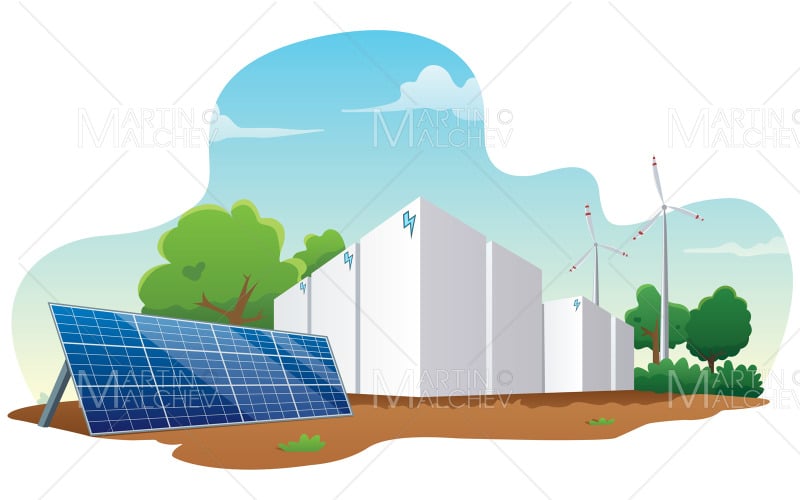 Energy Storage Systems Illustration