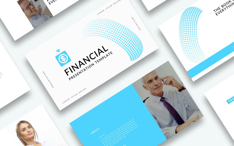 Free Financial PowerPoint template PowerPoint Template