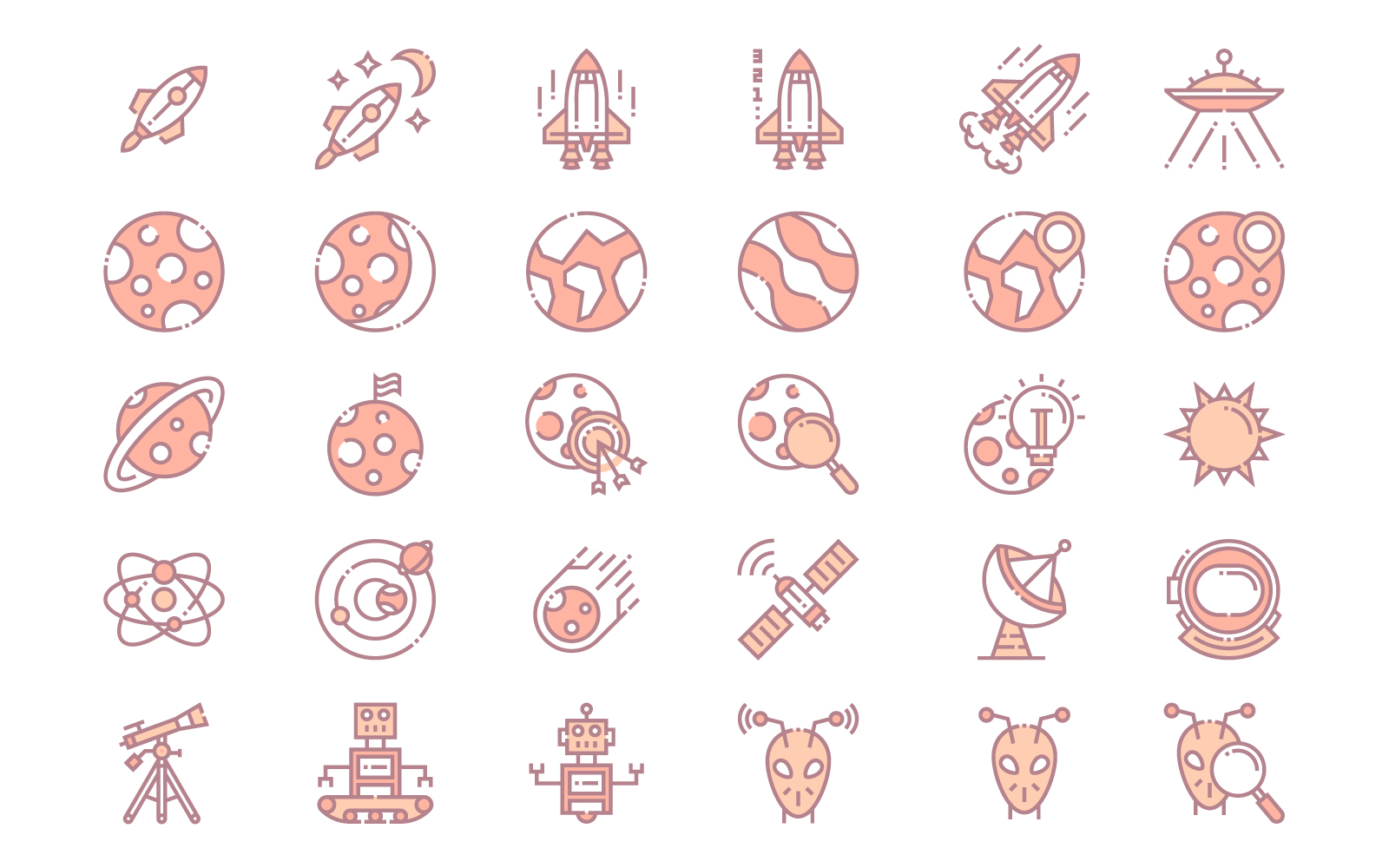 Template #166001 Rovermeteormeteoritemoonorbitplanetrocketsatellitesatellite Dishsaturn Webdesign Template - Logo template Preview