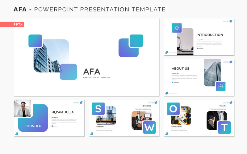 AFA - Powerpoint Presentation Template PowerPoint Template