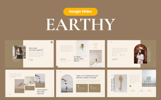 Earthy Elegant GoogleSlide Presentation Template