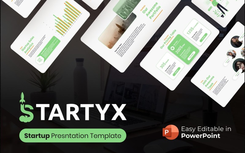 Startyx – Startup Presentation PowerPoint PowerPoint Template