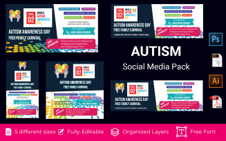 Autism Awareness Day Social Media Banner