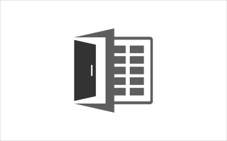 Open Book Accounting Vector Logo Template