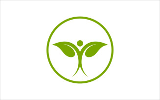 Leaf Healthy Vector Logo