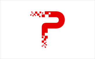 P Pixel Vector Logo