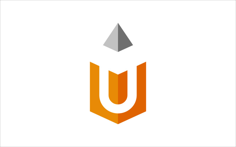 U Book Vector Logo Logo Template