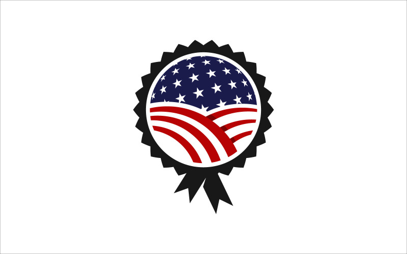 Flag Emblem Vector Logo Logo Template