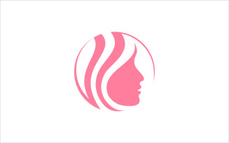 Pink Beauty Care Vector Logo