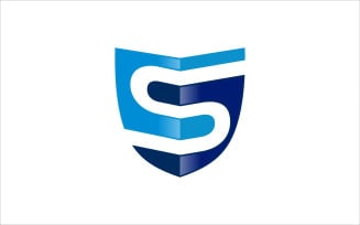S Shield Vector Logo