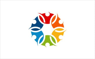 Team Work Vector Logo