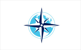World Navigation Vector Logo
