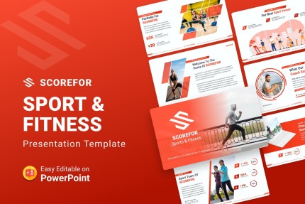 Template #166531 Fitness Score Webdesign Template - Logo template Preview