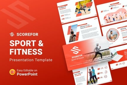 Kit Graphique #166531 Sports Fitness Divers Modles Web - Logo template Preview