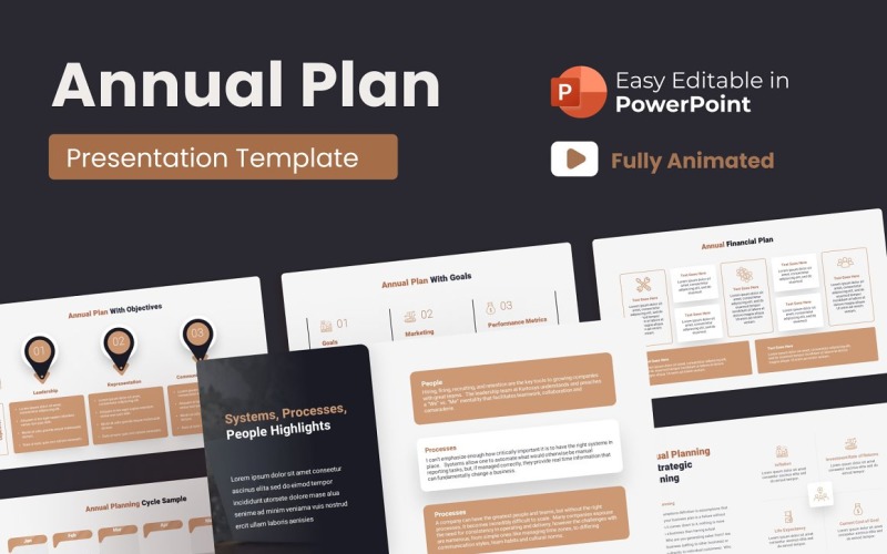 Annual Plan PowerPoint Presentation Animated PowerPoint Template