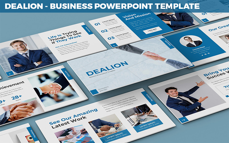 Dealion - Business Powerpoint Template PowerPoint Template