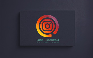 Lost Insta Logo Logo Template