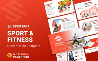 Scorefor – Sports and Fitness PowerPoint Presentation